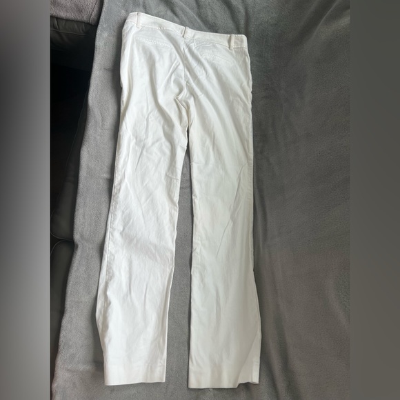 Guess cigarette slim white cotton dress pants, Size 8 - Picture 2 of 2